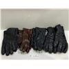 Image 1 : 4 Pairs Of Mens Leather Gloves