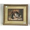 Image 1 : Henriette Ronner-Knip 1899 Original Victorian Cat Painting 27L x 23W