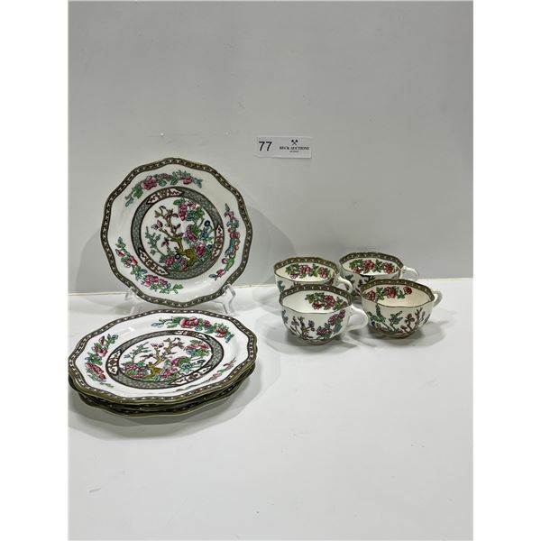 Coalport "Bruff's" Patent Teacups And Saucer Set