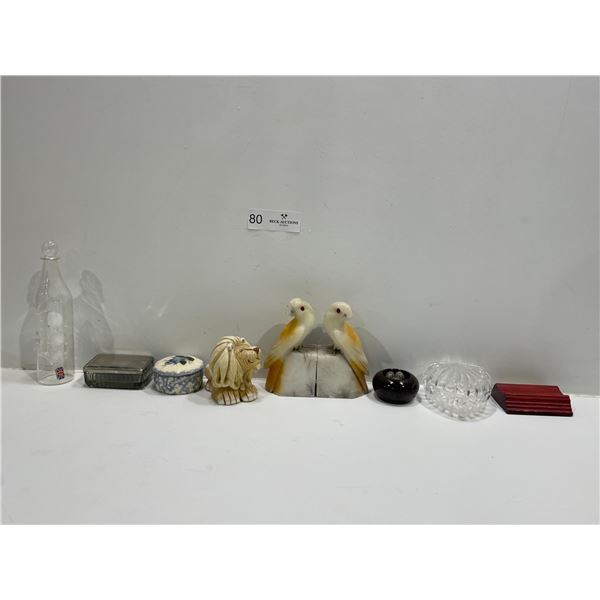 Assortment Of Home Decor And Figurines