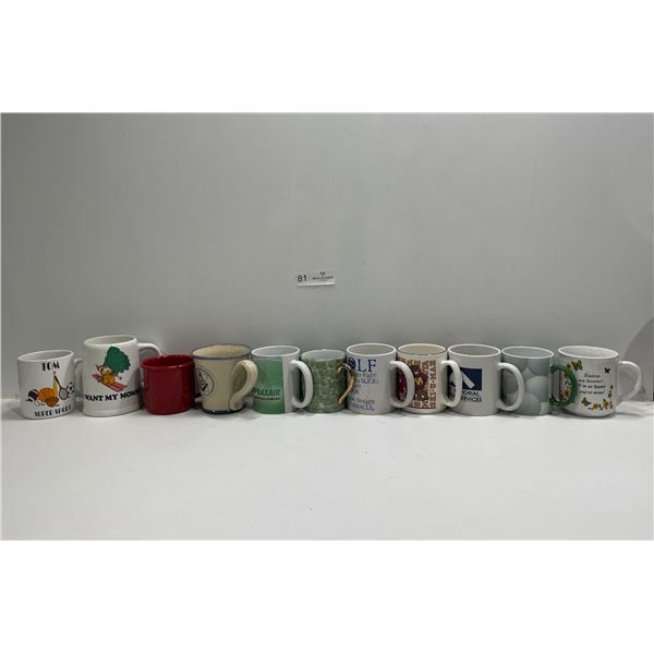 Collection Of Assorted Mugs