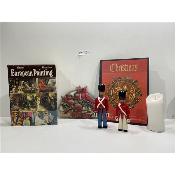 Assortment Of Art, Literature, And Home Decor