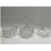 Image 2 : 3 Decorative Cut Crystal Bpwls