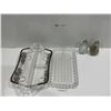 Image 2 : Glass Trays, And Salt And Pepper Shakers