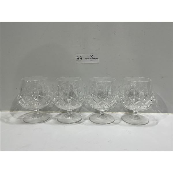 4 Cut Crystal Glasses