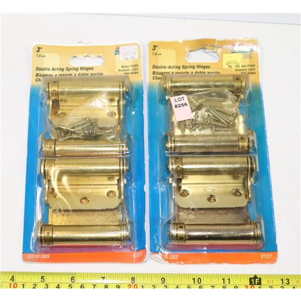 X2 DOUBLE ACTING SPRING HINGES