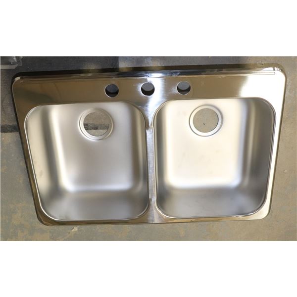 31X18X9" STAINLESS STEEL SINK