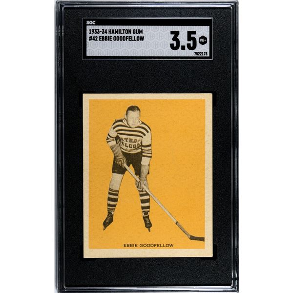 1933-34 Hamilton Gum #42 Ebbie Goodfellow (SGC 3.5)