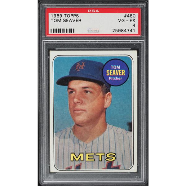 1969 Topps #480 Tom Seaver (PSA 4)