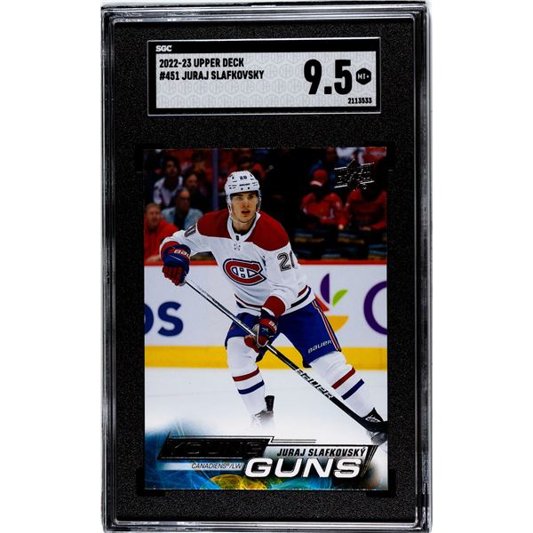 2022 Juraj Slafkovsky Young Guns - SGC 9.5 MT+