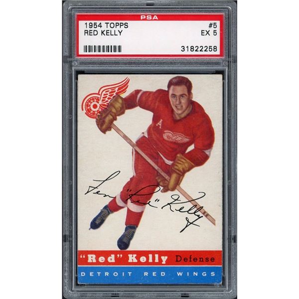 1954-55 Topps #5 Red Kelly (PSA 5)