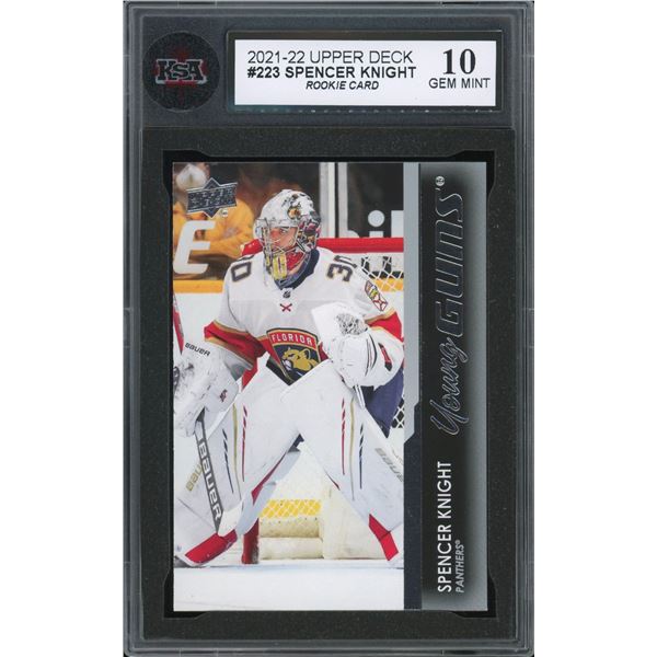 2021 Spencer Knight Young Guns - KSA 10 GEM MINT