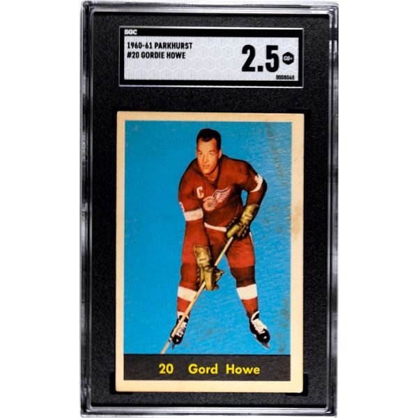 1960-61 Parkhurst #20 Gordie Howe (SGC 2.5)