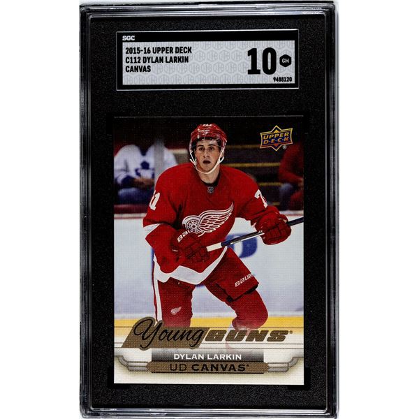 2015 Young Guns Canvas - Dylan Larkin - SGC 10