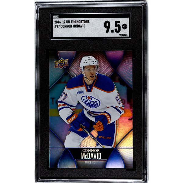 2016 Connor McDavid - Upper Deck Tim Hortons #97 - SGC 9.5