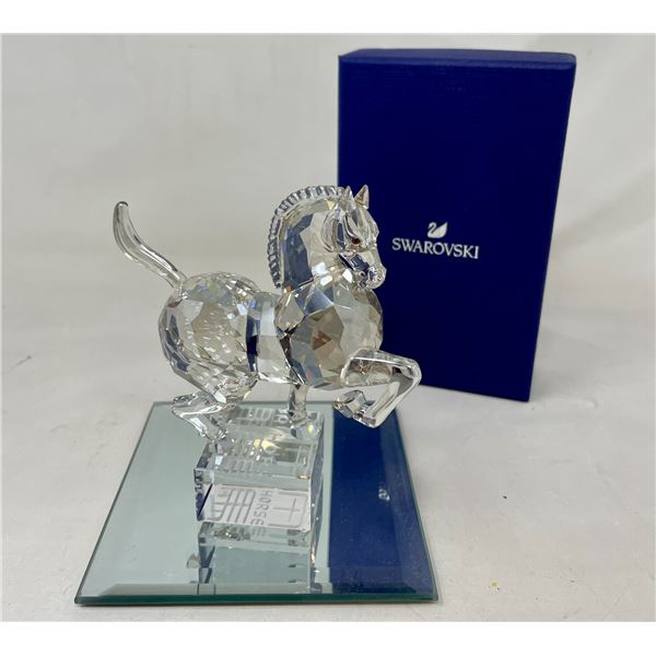 Swarovski Crystal Horse & glass coaster