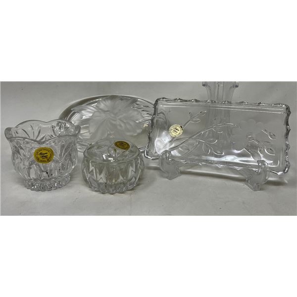 Princess House Crystal 4 pc set (made in Germany)