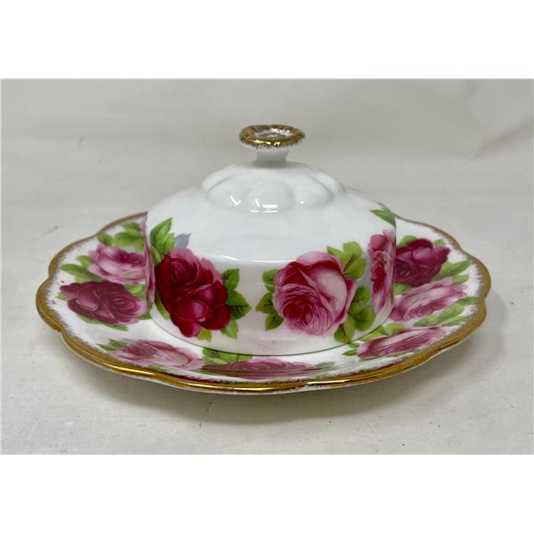 Royal Albert - Old English Rose Butter Dish