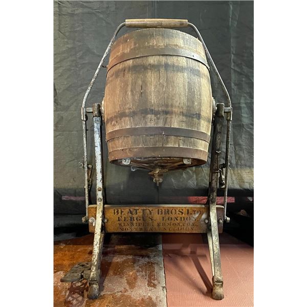 Antique Wooden Butter Churn