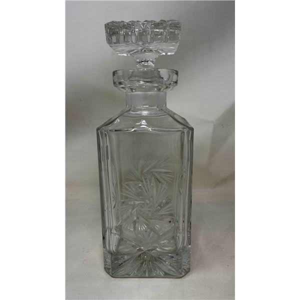 Pin Wheel Crystal Decanter
