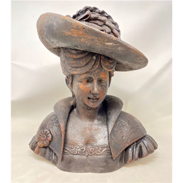 Bust of Woman with Hat