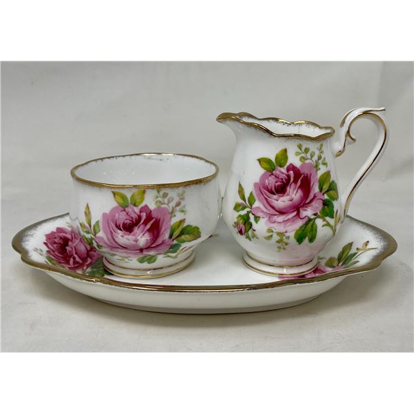 Royal Albert American Beauty Creamer/Sugar Set