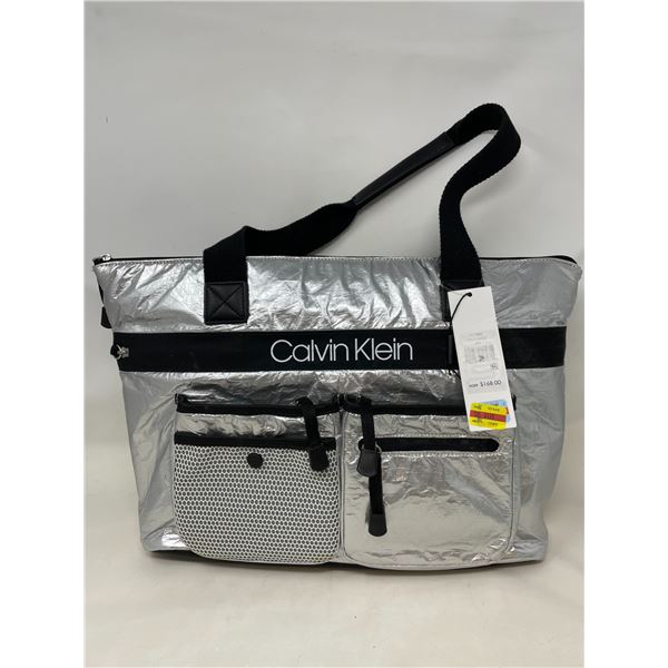 New Calvin Klein Silver Purse