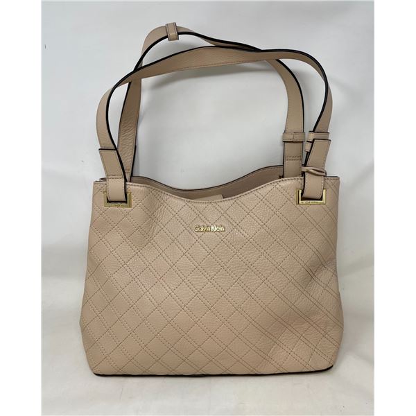 Like New Calvin Klein Beige Purse