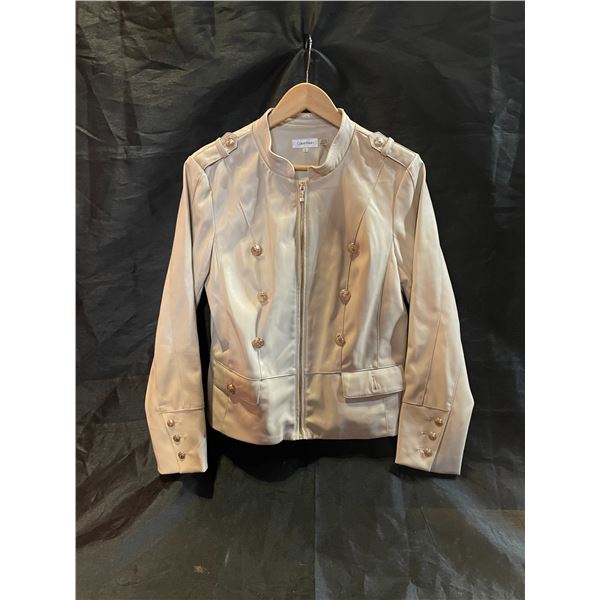 Like New Calvin Klein Leather Jacket LG