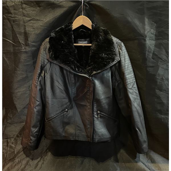 Like New Roz & Ali Black Jacket XLG
