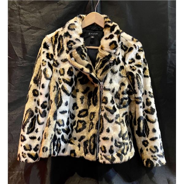 Like New International Company Leopard Print Jacket LG