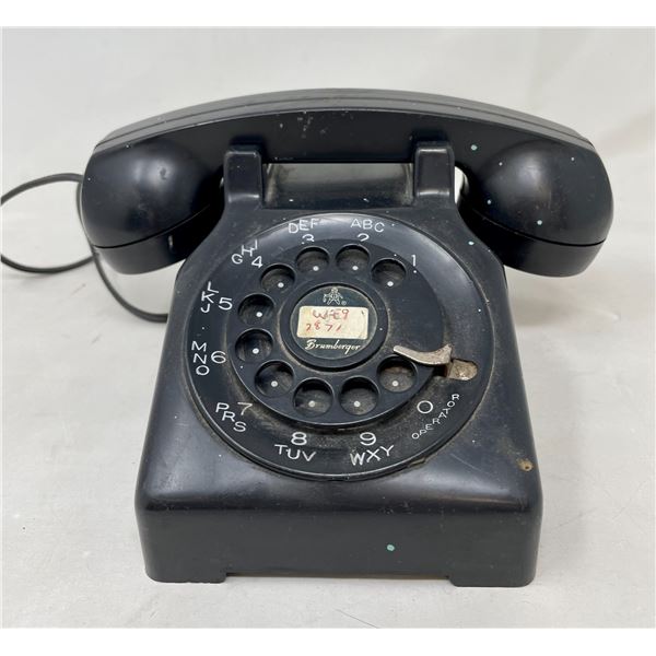 Rotary Phone Black, not working