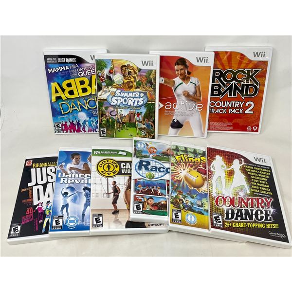 Wii Games x10 Assorted