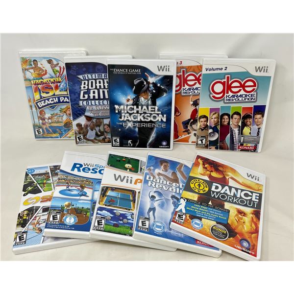 Wii Games x10 Assorted