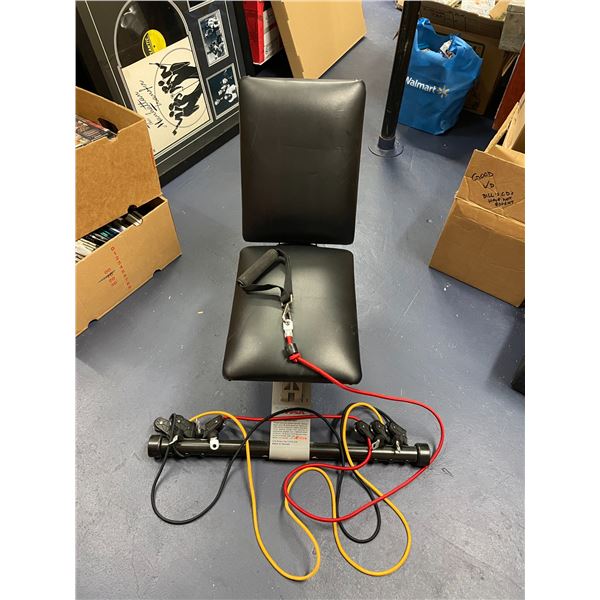 Work Out Bench with Resistance Pully's