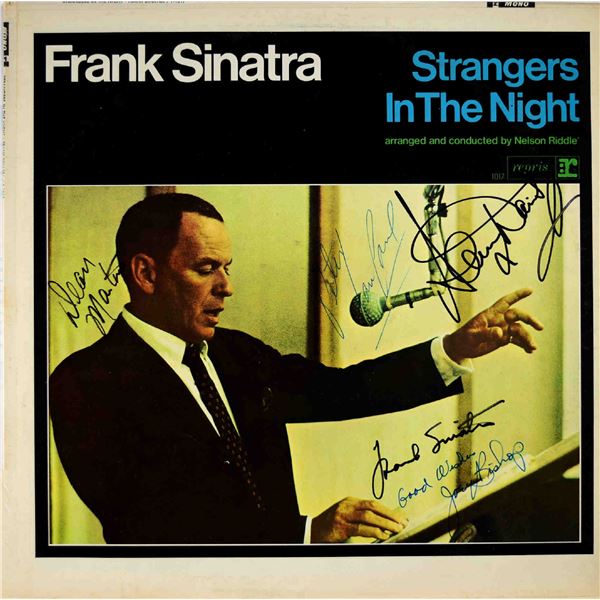 The Rat Pack signed Strangers In The Night album
