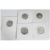 Image 1 : 1963 Canadian Nickels Lot Of 5
