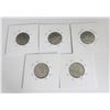 Image 1 : 1960 Canadian Nickels Lot Of 5