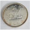 Image 1 : 1949 Canadian Silver $1 Dollar Coin