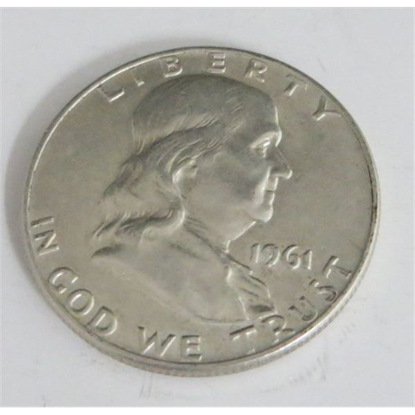 1961 USA Half-Dollar Silver Coin
