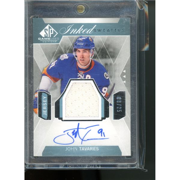 2015-16 SP Game Used Inked Sweaters #ISTA John Tavares 8/25