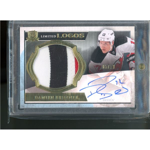 2013-14 The Cup Limited Logos Autographs #LLDB Damien Brunner 5/50