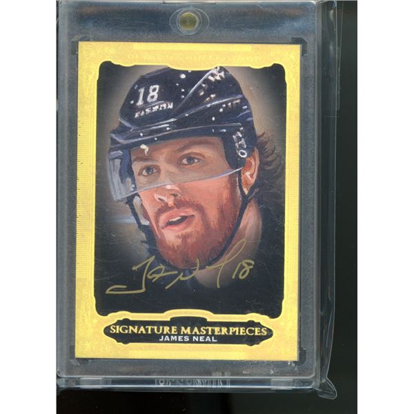 2013-14 Ultimate Collection Ultimate Signature Masterpiece #USMJN James Neal