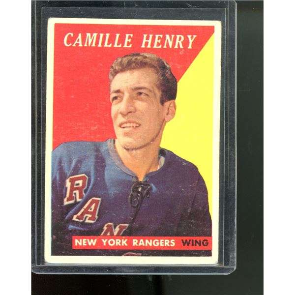 1958-59 Topps #54 Camille Henry