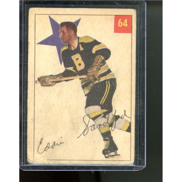 1954-55 Parkhurst #64 Ed Sandford