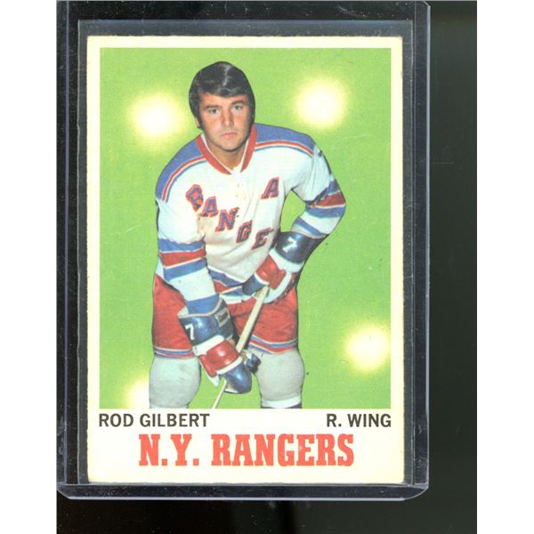 1970-71 O-Pee-Chee #63 Rod Gilbert