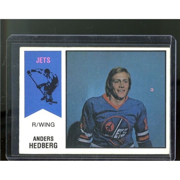 1974-75 O-Pee-Chee WHA #17 Anders Hedberg RC