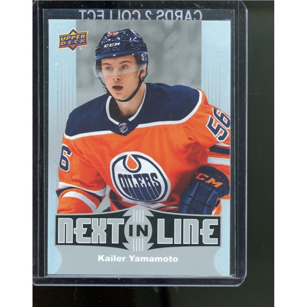 2017-18 Upper Deck Overtime Next In Line #NL7 Kailer Yamamoto