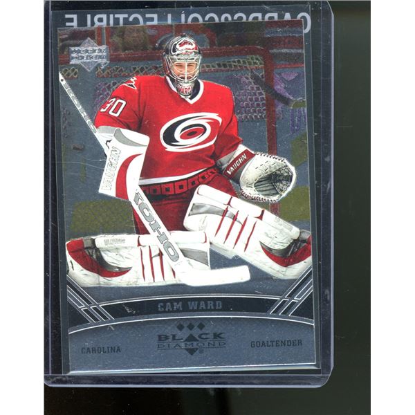 2006-07 Black Diamond #132 Cam Ward Triple Diamond