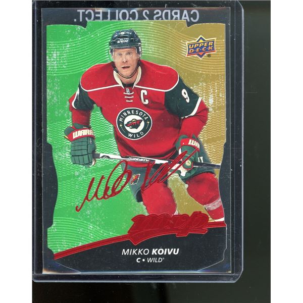 2017-18 Upper Deck MVP Colors and Contours #8 Mikko Koivu G1